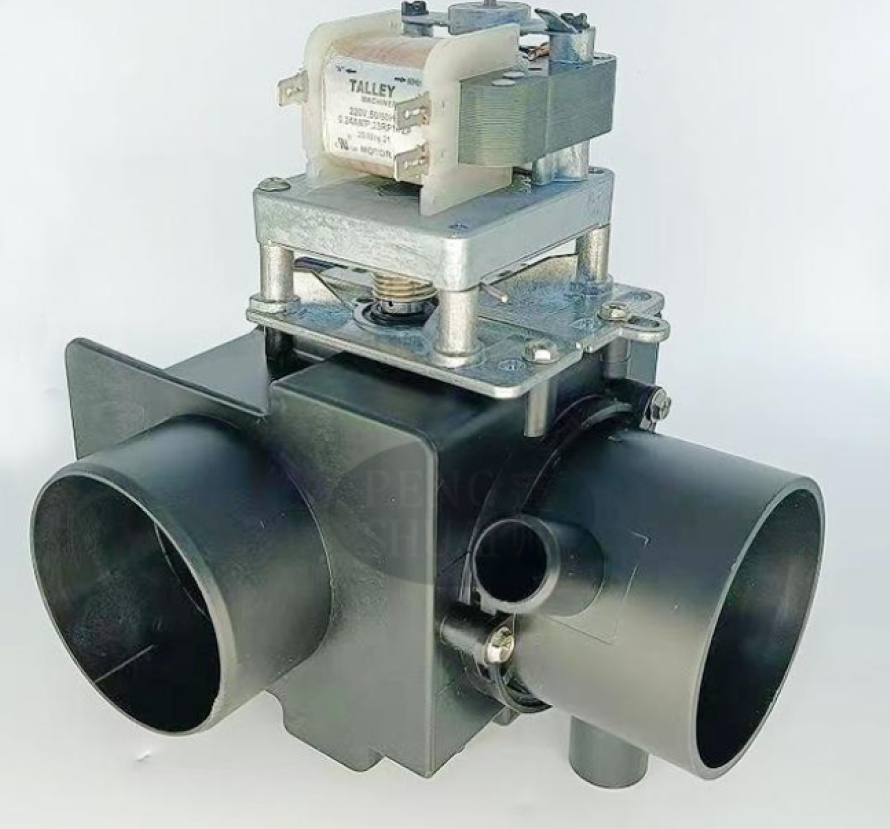 Válvulas 3 pulgadas, 90 grados, doble rebose